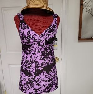 Anne Cole Tankini top NWT Size M